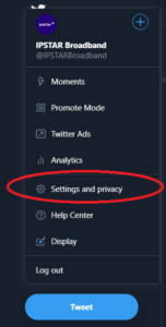 How to save data when using Twitter