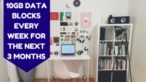 10GB Data Blocks Every Week for the Next 3 Months